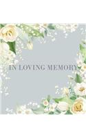 Condolence book for funeral (Hardcover)