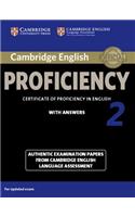 Cambridge English Proficiency 2 Student's Book with Answers