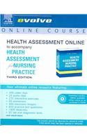 Health Assessment Online to Accompany Health Assessment for Nursing Practice (User Guide and Access Code)