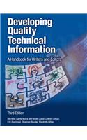 Developing Quality Technical Information