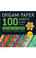 Origami Paper 100 Sheets Nature Patterns 6 (15 CM)