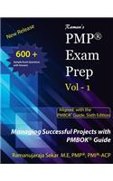 Raman's PMP Exam Prep Vol 1 aligned with the PMBOK Guide, Sixth Edition