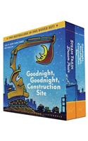 Goodnight, Goodnight, Construction Site and Steam Train, Dream Train Board Books Boxed Set (Board Books for Babies, Preschool Books, Picture Books for Toddlers)