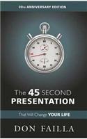 45 Second Presentation