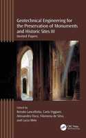 Geotechnical Engineering for the Preservation of Monuments and Historic Sites III