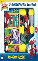 Disney Junior Marvel Spidey and His Amazing Friends: Little First Look and Find Book & Puzzle