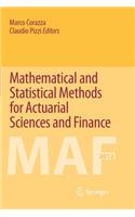 Mathematical and Statistical Methods for Actuarial Sciences and Finance