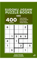 Sudoku Jigsaw Puzzle Books - 400 Easy to Master Puzzles 6x6 (Volume 1)