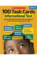 100 Task Cards: Informational Text