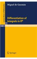 Differentiation of Integrals in RN