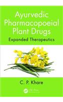 Ayurvedic Pharmacopoeial Plant Drugs