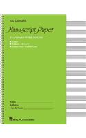 Standard Wirebound Manuscript Paper (Green Cover)